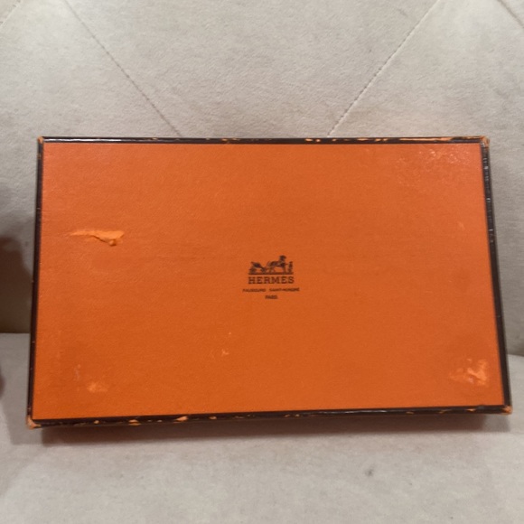 Hermes Bearn Ostrich Leather Long Wallet - Picture 9 of 11